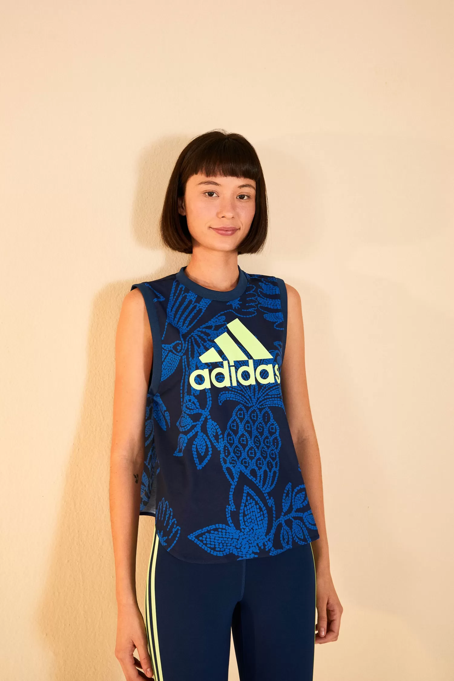 FARM Rio Adidas | Crop Tops^ ADIDAS FARM TANK TOP BLUE