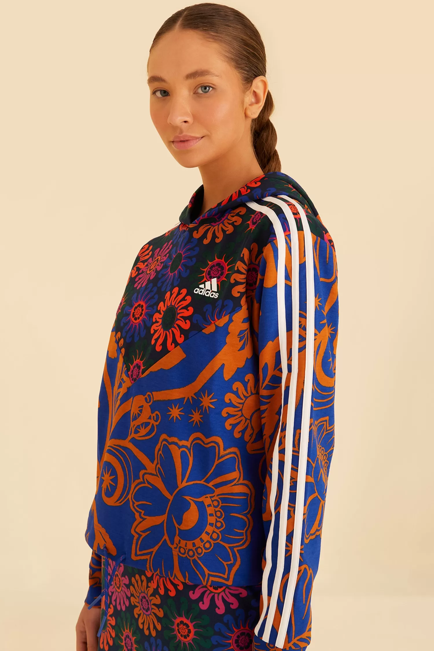 FARM Rio Adidas^ BLUE ADIDAS FARM HOODIE