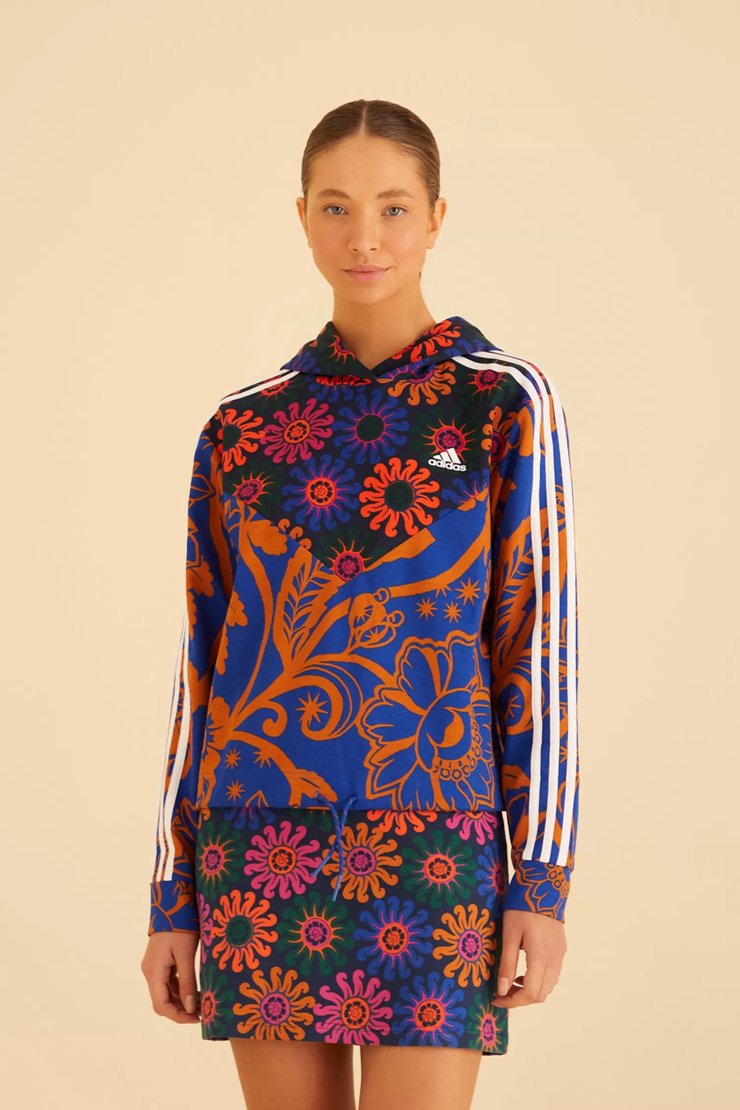 FARM Rio Adidas^ BLUE ADIDAS FARM HOODIE