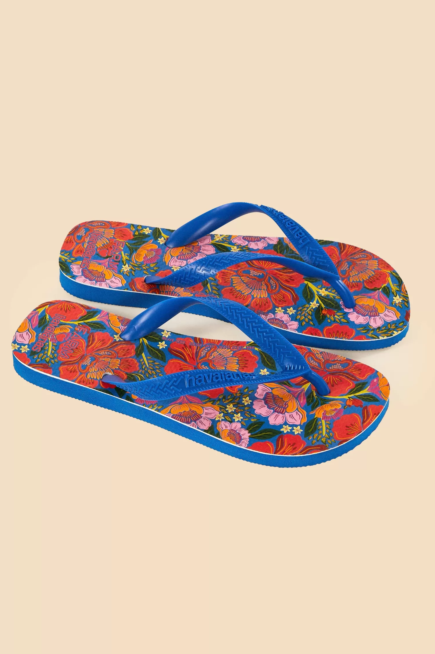 FARM Rio Havaianas | Sandals^ BLUE FLOWERS GARDEN HAVAIANAS SANDALS