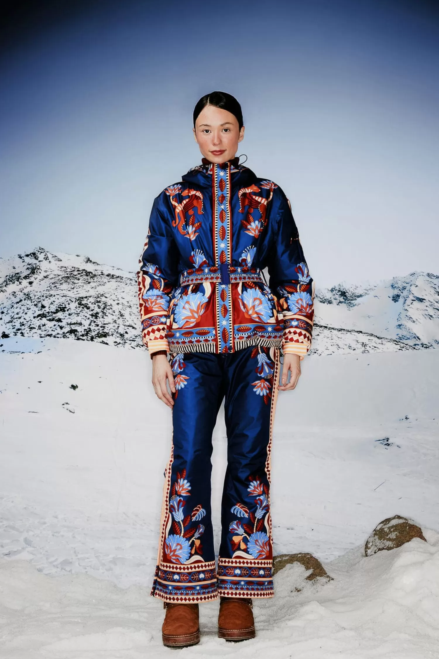 FARM Rio Puffer Jackets | Pants^ BLUE NATURE BEAUTY SKI PANTS