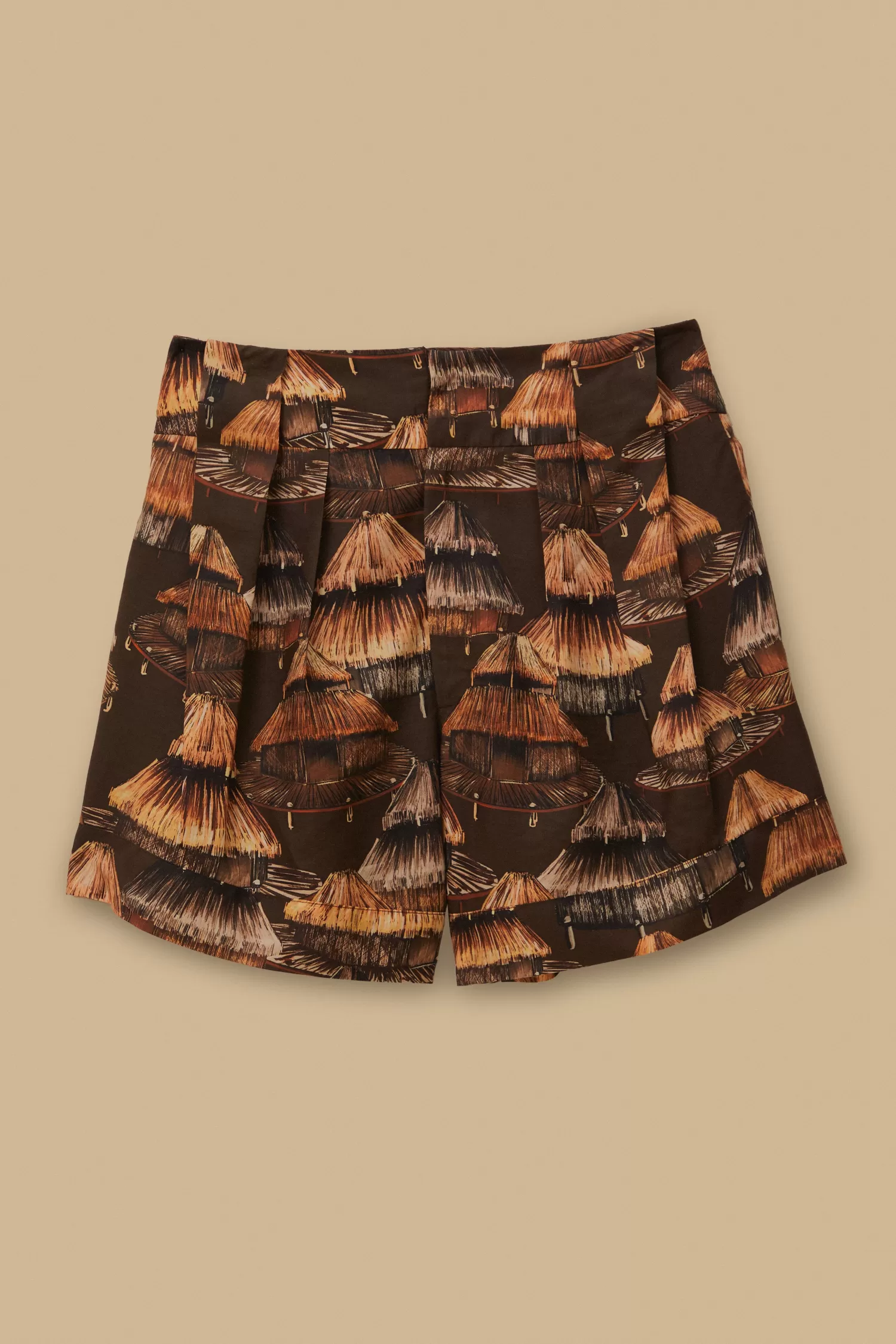 FARM Rio Yawanawa | Shorts^ BROWN SHUHU SHORT