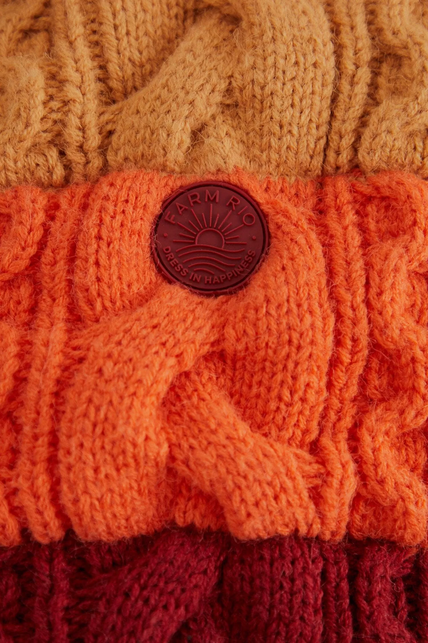 FARM Rio Puffer Jackets^ COLORFUL STRIPES KNIT REVERSIBLE PUFFER JACKET