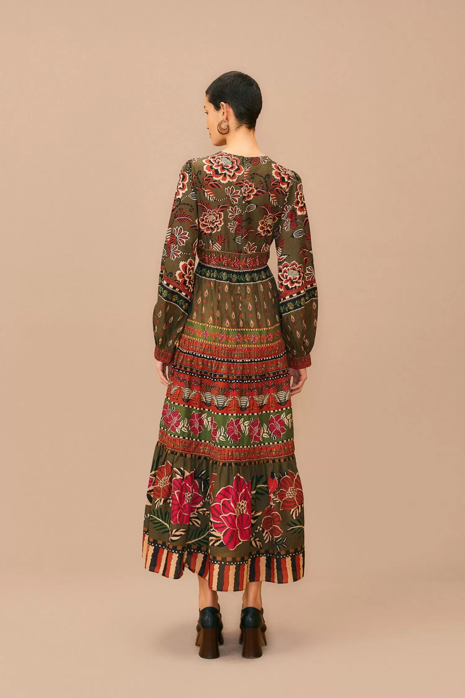 FARM Rio Maxi Dresses^ MULTICOLOR AINIKA FLORAL GARDEN MAXI DRESS