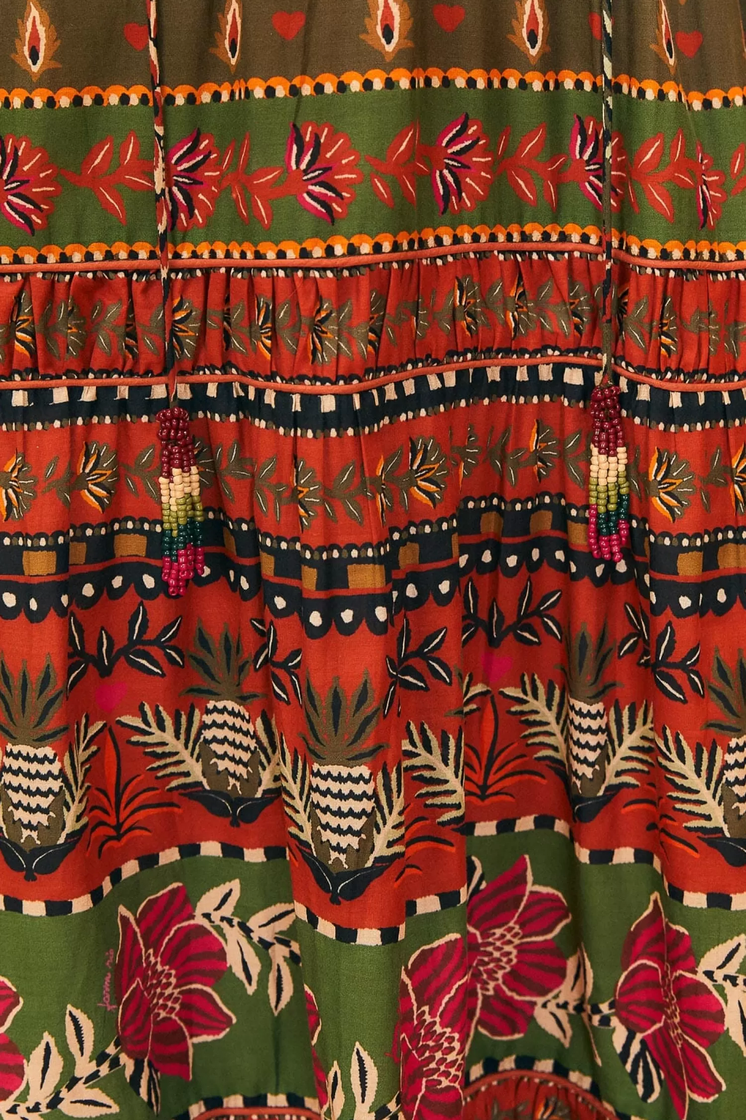 FARM Rio Maxi Dresses^ MULTICOLOR AINIKA FLORAL GARDEN MAXI DRESS
