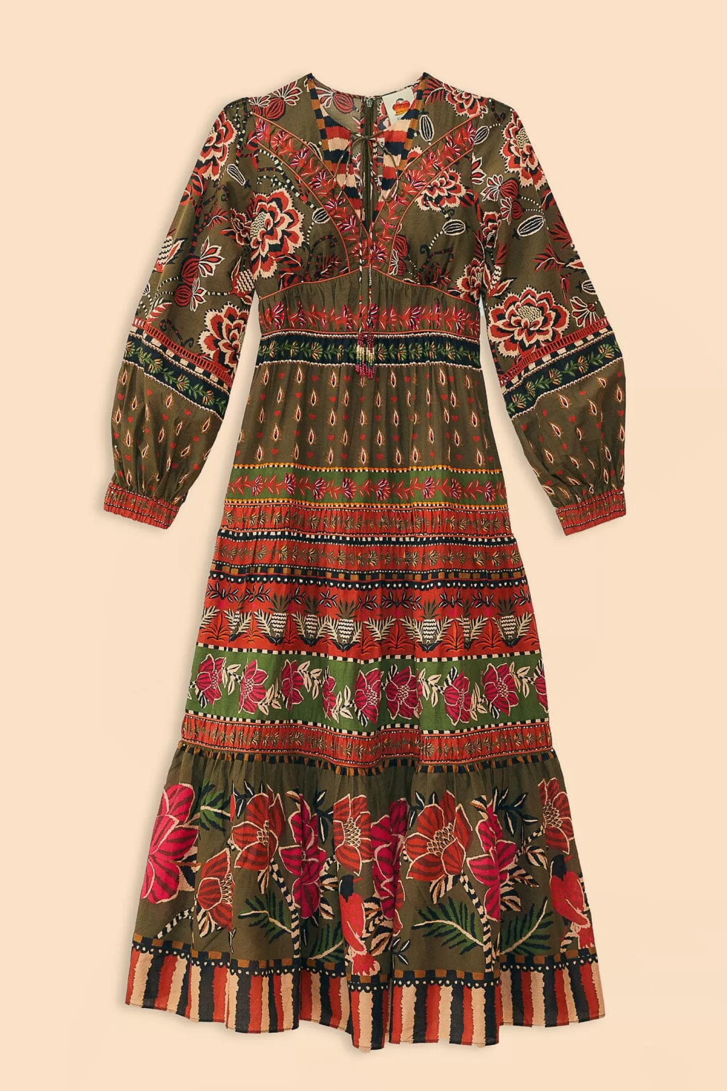 FARM Rio Maxi Dresses^ MULTICOLOR AINIKA FLORAL GARDEN MAXI DRESS