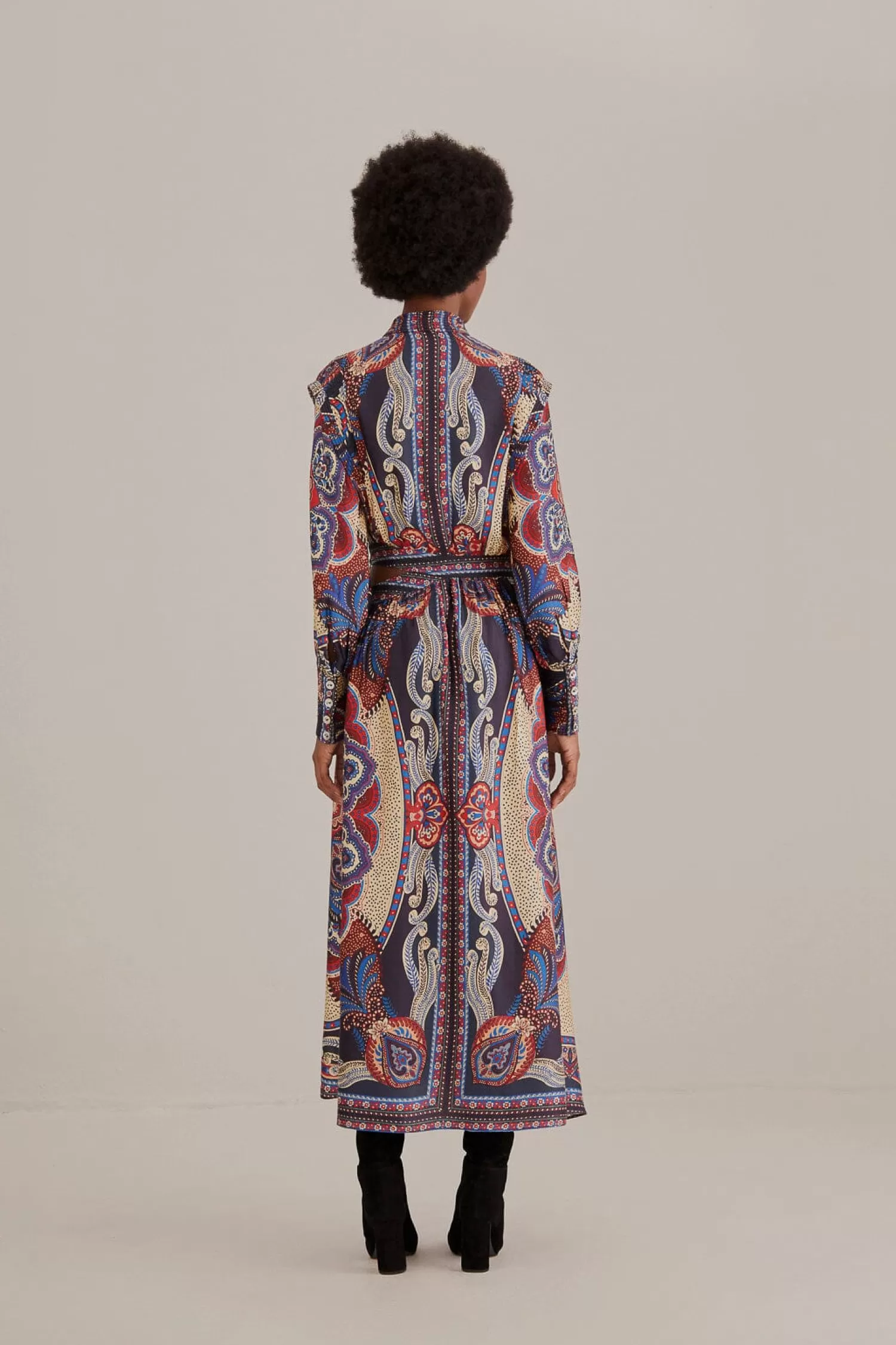 FARM Rio Maxi Dresses^ MULTICOLOR ENERGY SCARF CUT-OUT MAXI DRESS