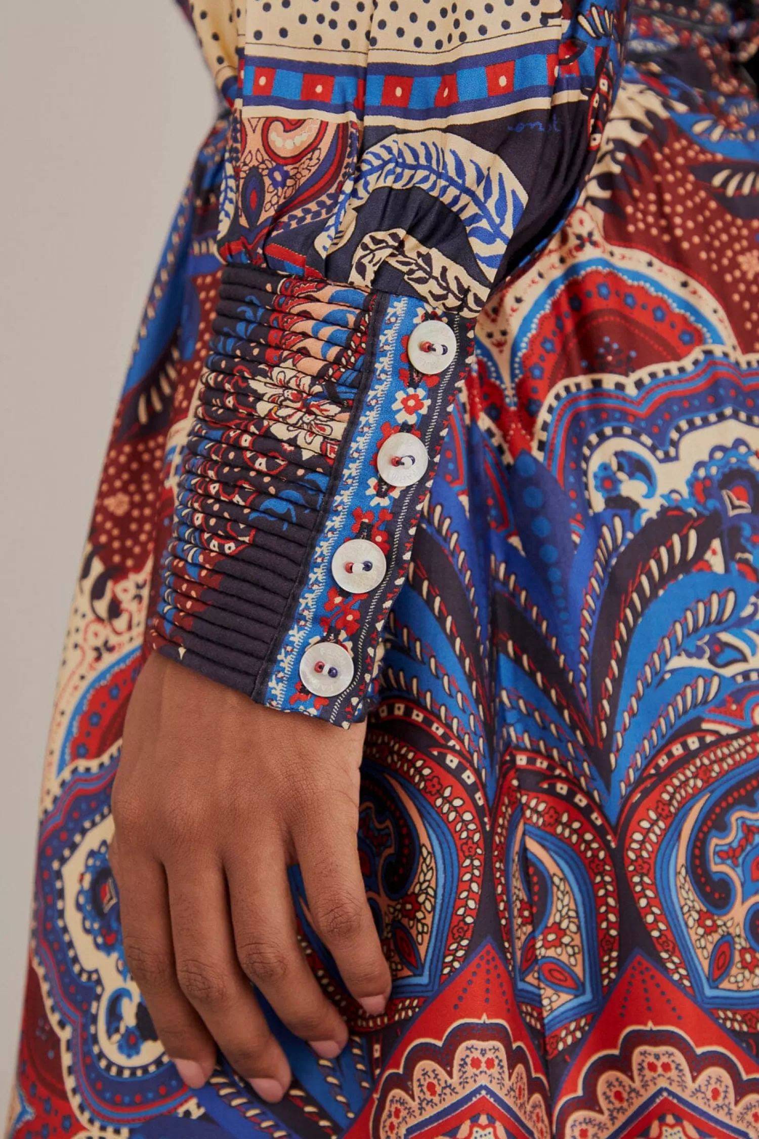 FARM Rio Maxi Dresses^ MULTICOLOR ENERGY SCARF CUT-OUT MAXI DRESS