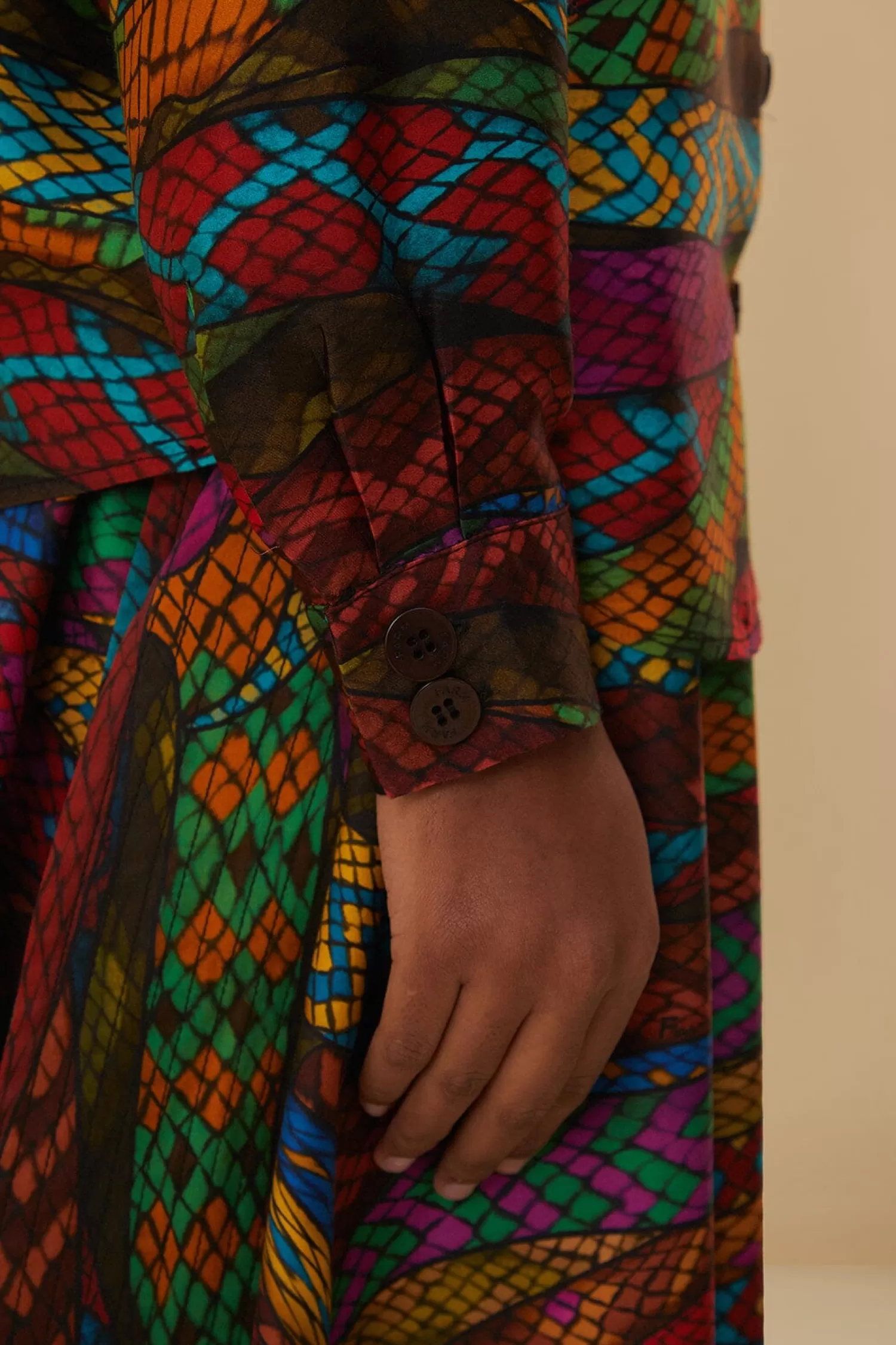 FARM Rio Yawanawa^ MULTICOLOR MIRAGE SHIRT LONG SLEEVES