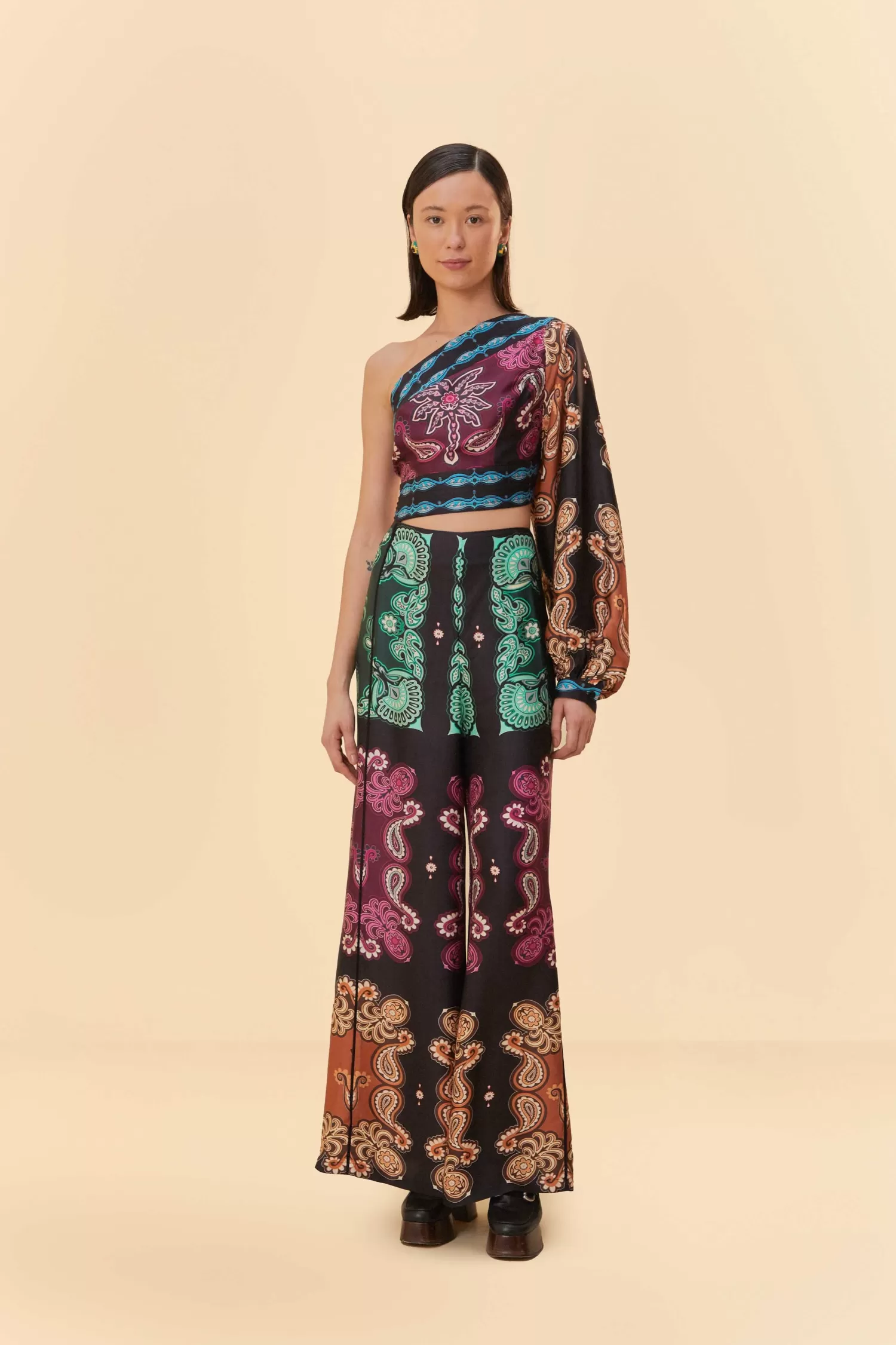 FARM Rio Jumpsuits^ MULTICOLOR SWEET MERMAIDS ASYMMETRIC JUMPSUIT