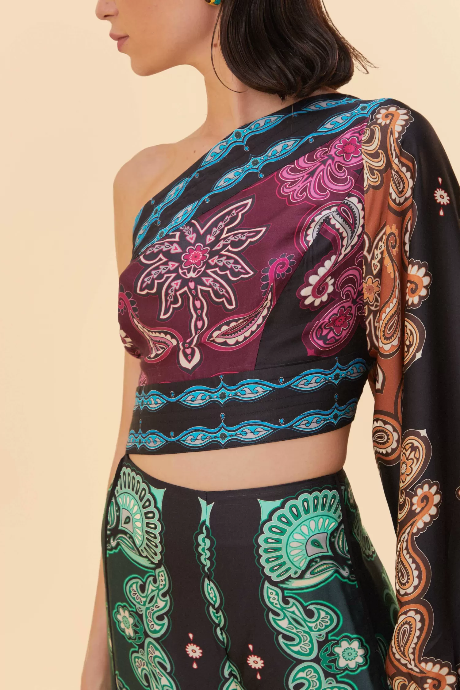 FARM Rio Jumpsuits^ MULTICOLOR SWEET MERMAIDS ASYMMETRIC JUMPSUIT