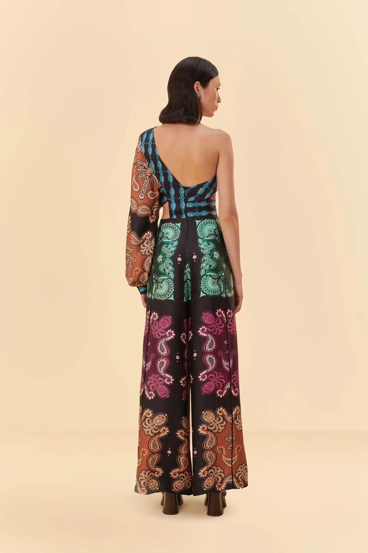 FARM Rio Jumpsuits^ MULTICOLOR SWEET MERMAIDS ASYMMETRIC JUMPSUIT