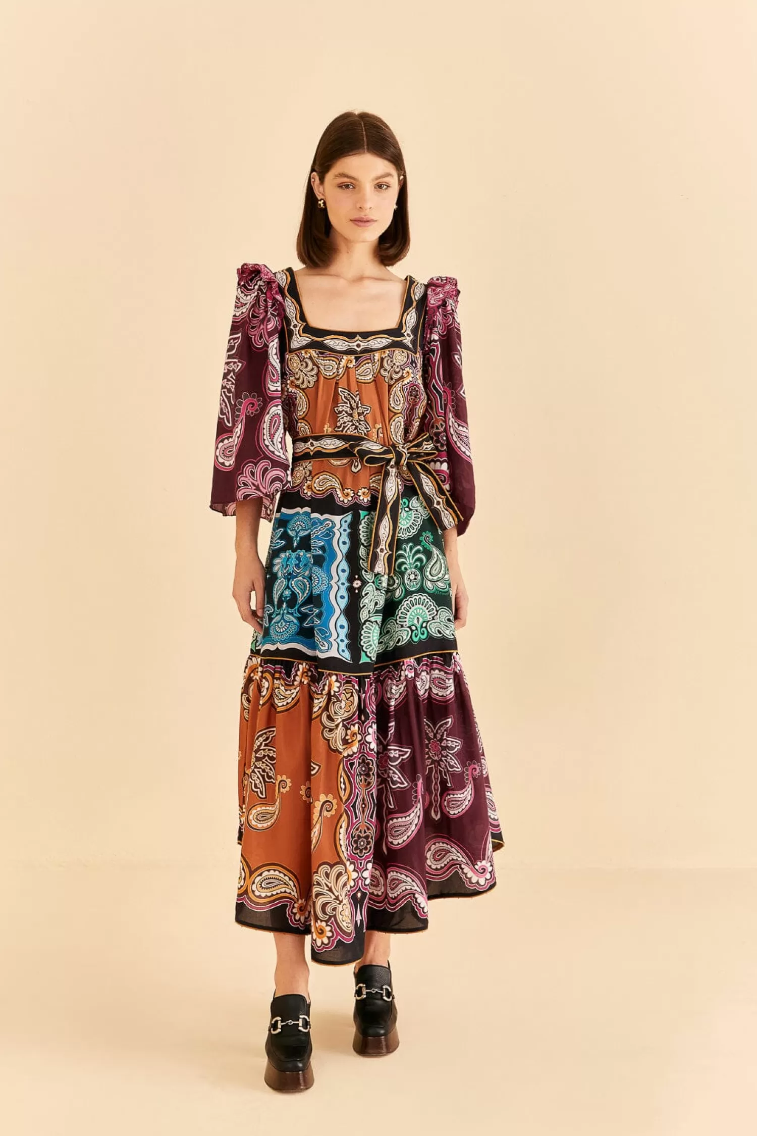 FARM Rio Midi Dresses^ MULTICOLOR SWEET MERMAIDS MIDI DRESS
