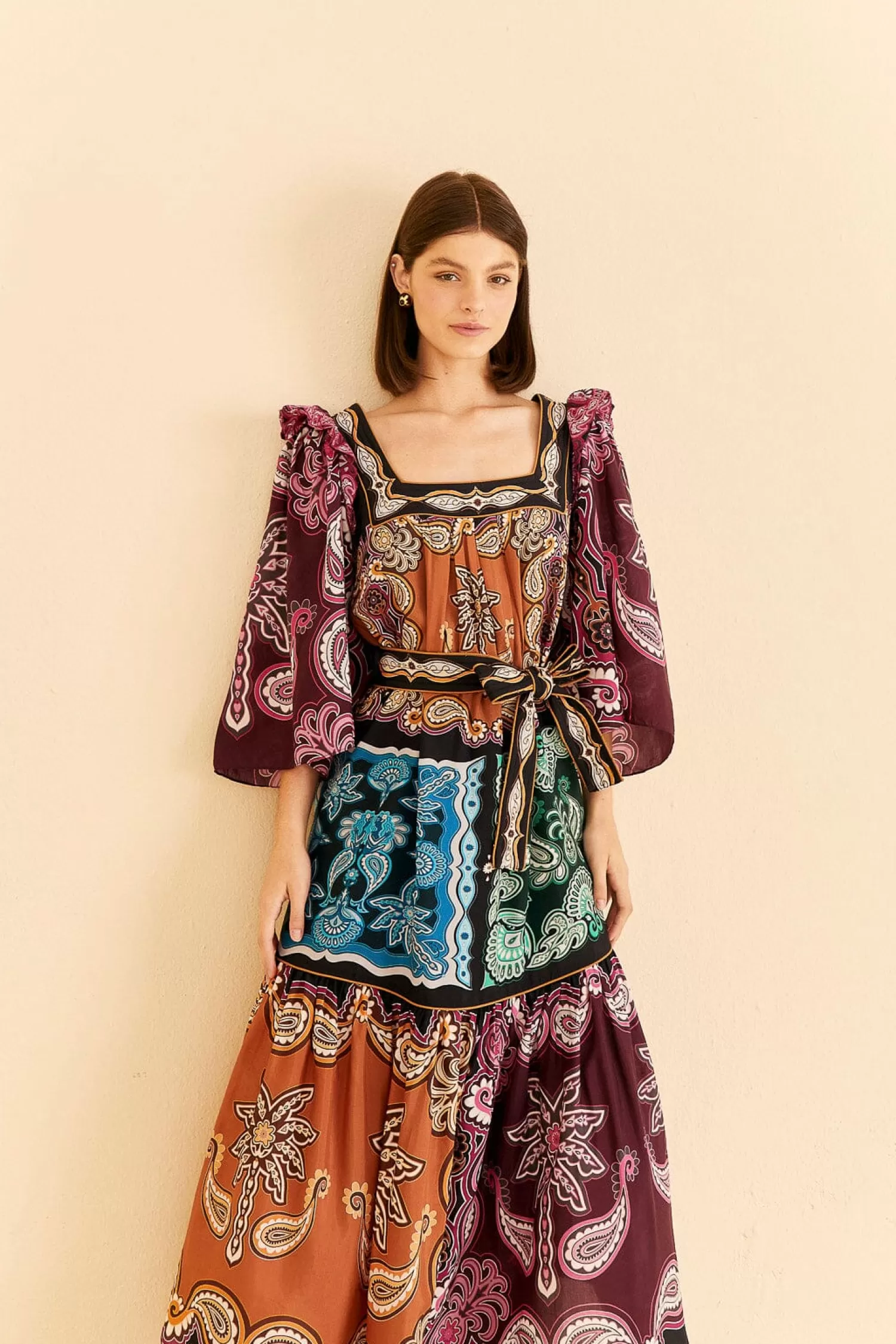 FARM Rio Midi Dresses^ MULTICOLOR SWEET MERMAIDS MIDI DRESS