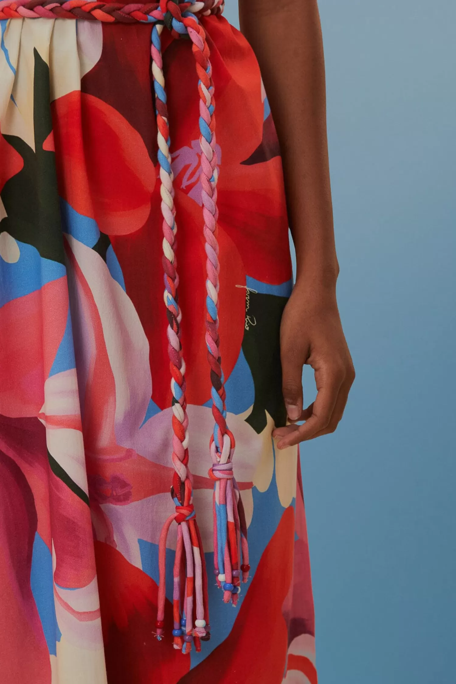 FARM Rio Cover-ups^ WATERCOLOR FLORAL SLEEVELESS COVER UP