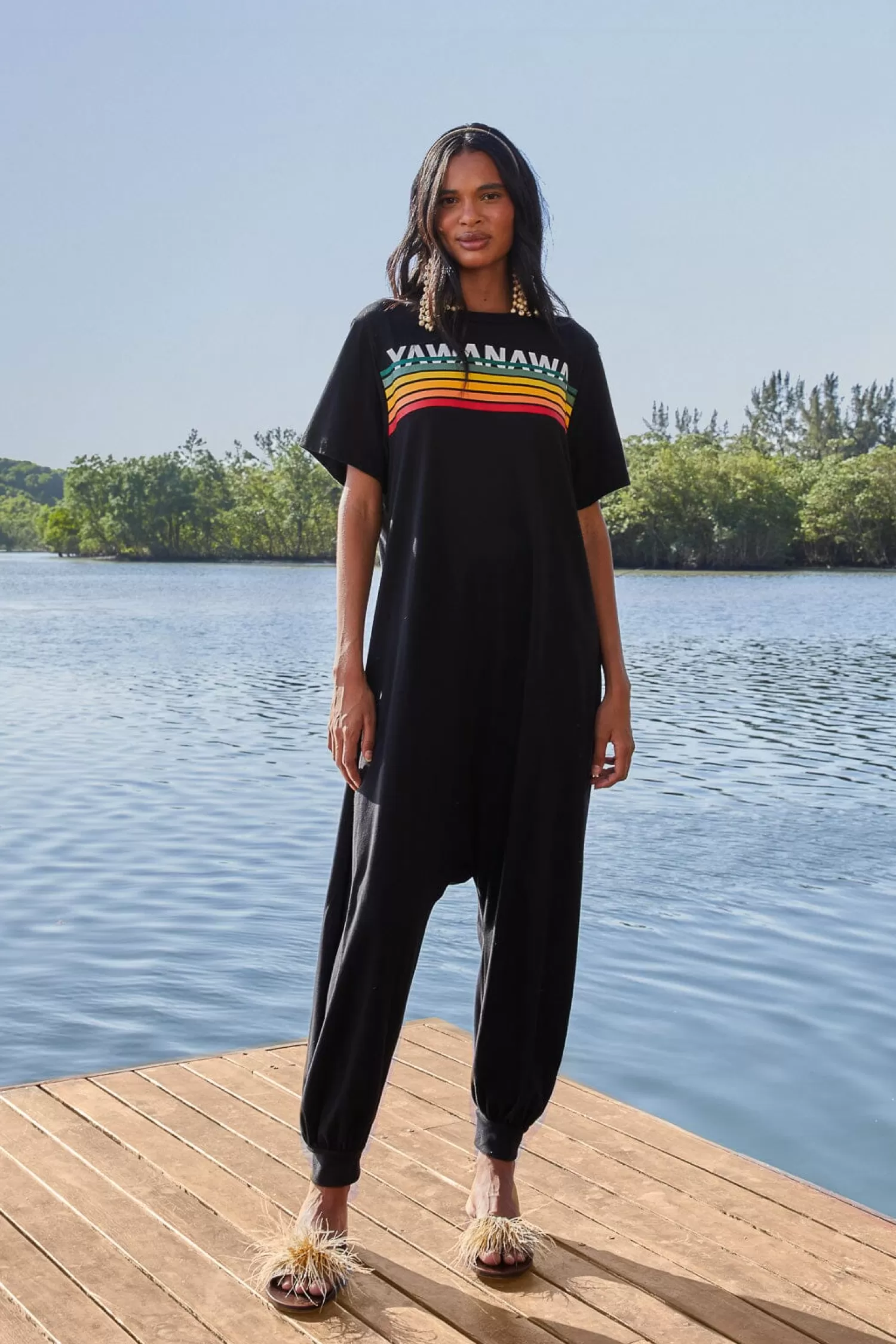 FARM Rio Yawanawa | Jumpsuits^ YAWANAWA CARIOCA LONGSLEEVE JUMPSUIT